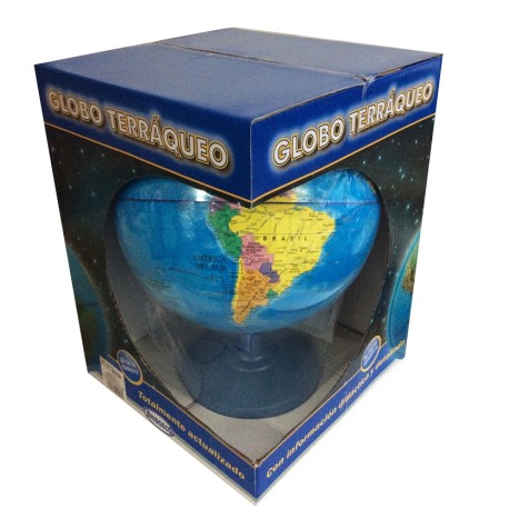 Globo Terráqueo Bridgeco 30 cm de Diámetro