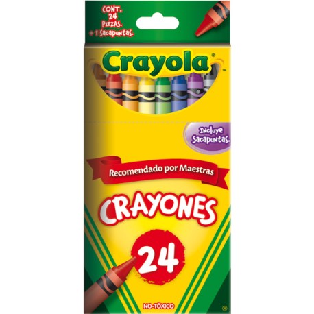 Crayon de cera c/24 Crayola