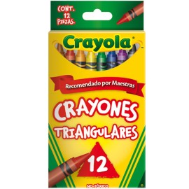 Crayon de Cera c/12 Triangulares Jumbo Crayol...