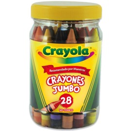 Crayon de Cera Bote c/28 Jumbo Crayola