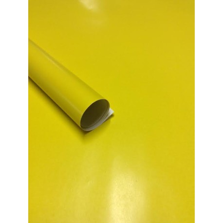 Papel Lustrina Color Amarillo C/25 Piezas