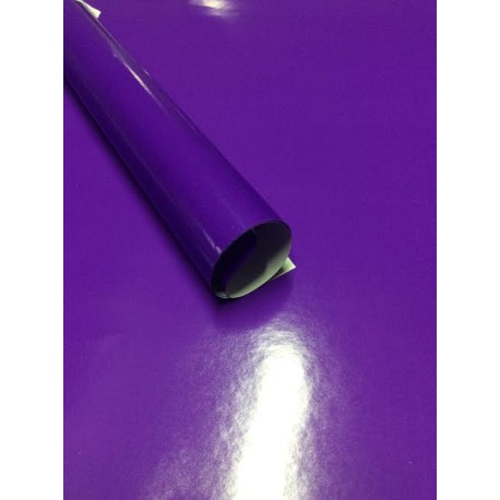 Papel Lustrina Color Morado C/25 Piezas