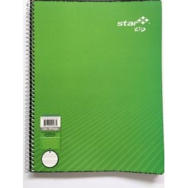 Libreta prof doble raya espiral 100hjs Star K...